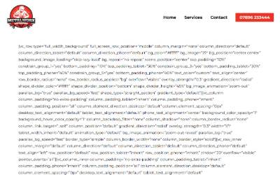 Top of the website for Metal Worx Restoration Ltd