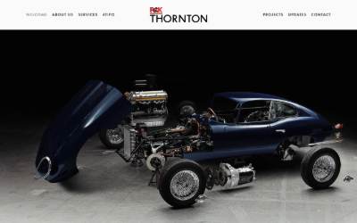 Website preview for P&K Thornton Restorations