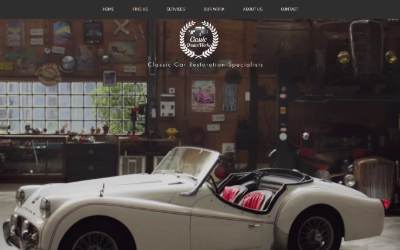 Top of the website for Classic DreamWorks