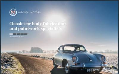 Website preview for Mitchell Motors Restoration Limited