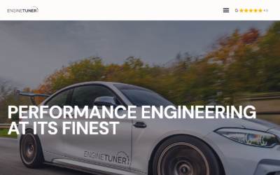 Website preview for Engine Tuner