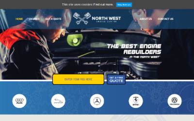 Website preview for Northwest Engine Centre Ltd