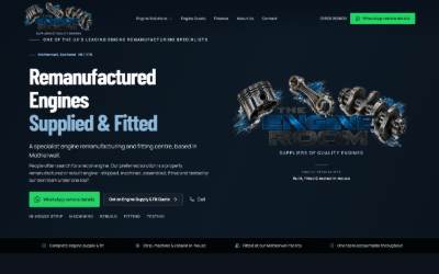 Website preview for The Engine Room
