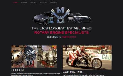 Top of the website for HME Rotary Ltd