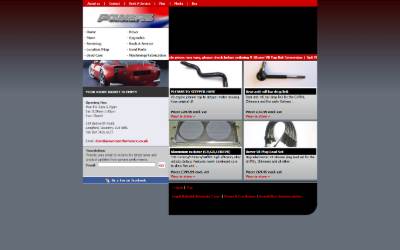 Website preview for TVR Power - Powers Performance