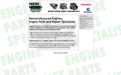 Website preview for Engine Resource