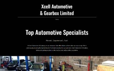 Website preview for Xcell Automotive & Gearbox Limited