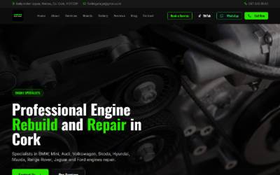 Website preview for Fixrite Motorworks Engine Reconditioning
