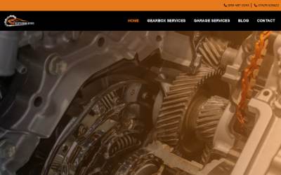 Website preview for Valley Gearbox Repairs Ltd