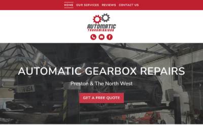 Website preview for Automatic Transmissions Preston Ltd