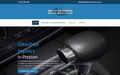 Website preview for Auto Gearbox Repair Services Ltd