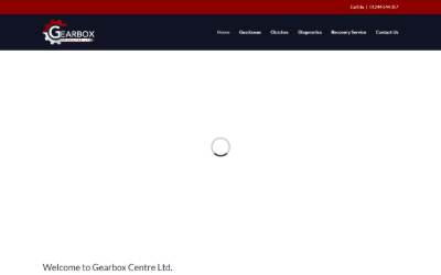 Website preview for Gearbox Centre