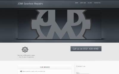 Website preview for JDM Gearbox Repairs Ltd