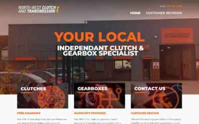 Website preview for Northwest Clutch and Transmission