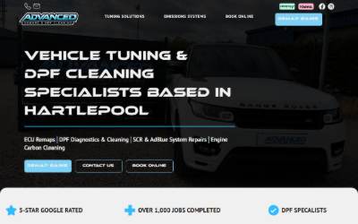 Top of the website for Advanced Remaps
