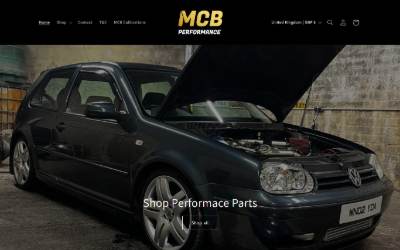 Website preview for MCB Performance