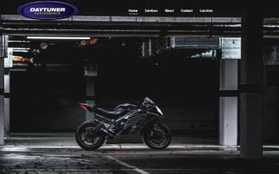 Top of the website for daytuner performance Ltd