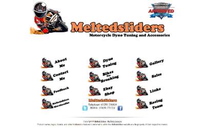 Top of the website for Meltedsliders