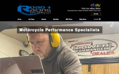 Top of the website for Road and Racing Performance