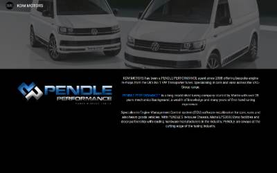 Website preview for KDM Motors
