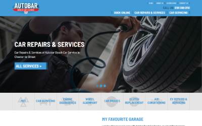 Website preview for Autobar Bosch Service
