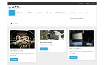 Website preview for KBR Vehicles