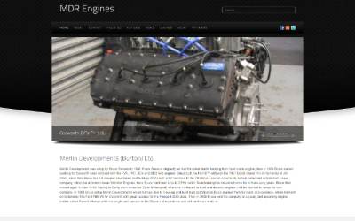Top of the website for Merlin Developments (Burton) Ltd
