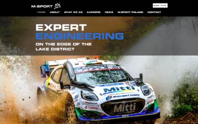 Website preview for M-Sport Ltd