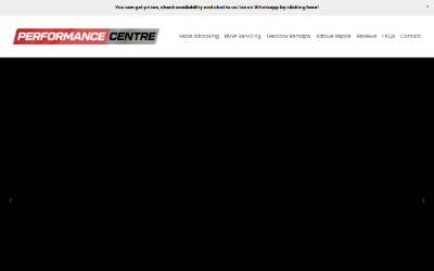 Website preview for Performance Centre