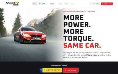 Website preview for Maha Rolling Road Centre