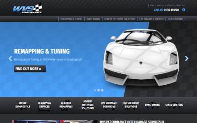 Website preview for WVS Performance LTD
