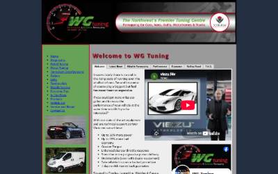 Top of the website for WG tuning