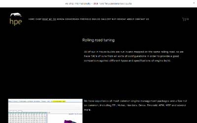 Website preview for HPE