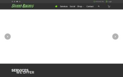 Website preview for street racers rolling road & tuning