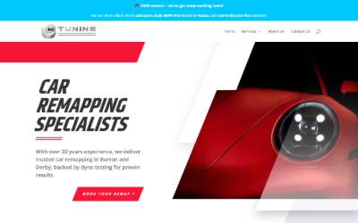 Website preview for CC Tuning Ltd