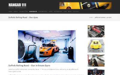 Website preview for Suffolk Rolling Road