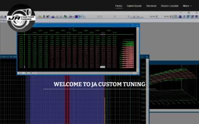 Website preview for JA CUSTOM TUNING