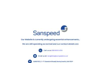 Website preview for Sanspeed Garage