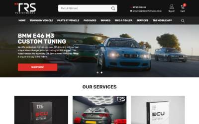 Website preview for TRS Performance