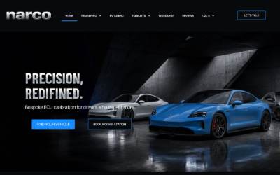 Website preview for Narco Tuning