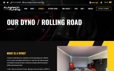 Website preview for Autotech Tuning