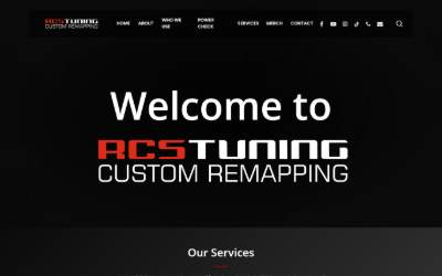 Website preview for RCS Tuning