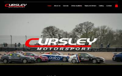 Website preview for Cursley Motorsport