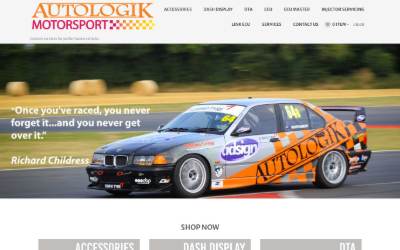 Website preview for Autologik Motorsport