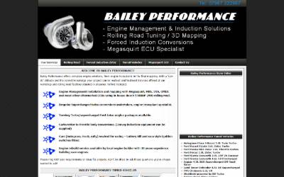 Website preview for Bailey Performance Ltd