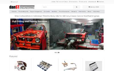 Website preview for DanST Performance Engineering & Rolling Road