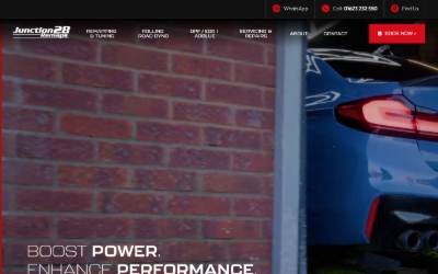 Website preview for Junction 28 Remaps Ltd 4WD Rolling Road Tuning and Servicing Specialists