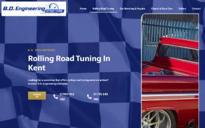 Website preview for B D Engineering Ltd
