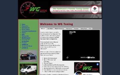 Website preview for WG tuning