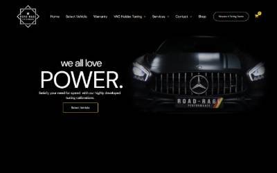 Website preview for Road Rage Performance